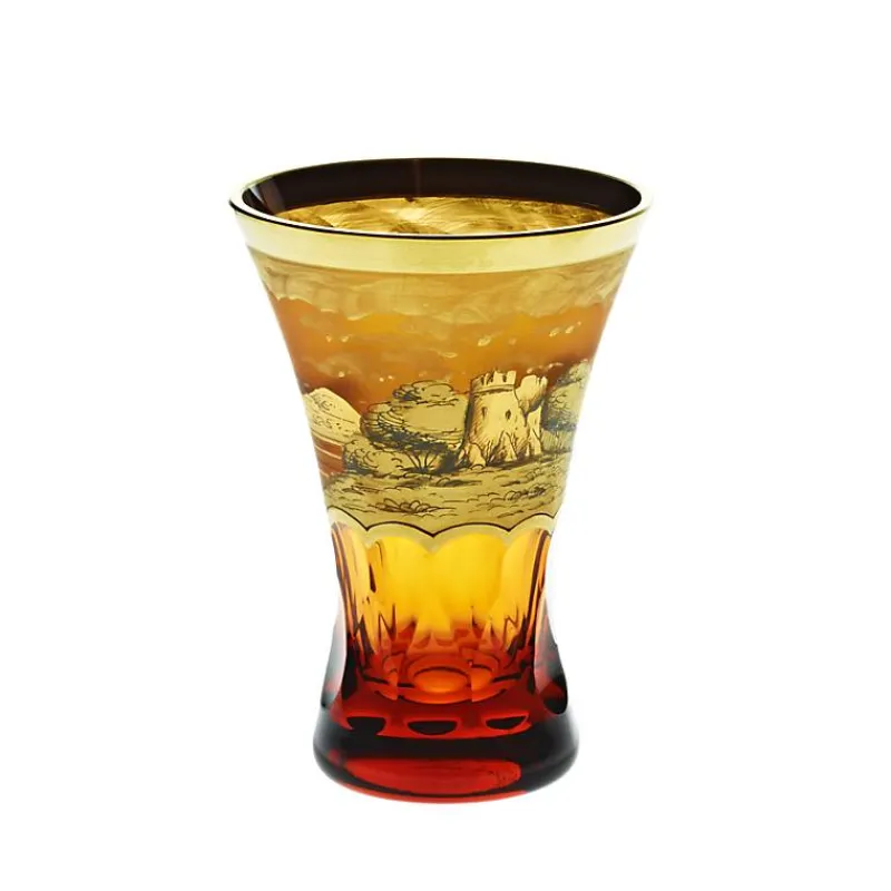 Saft- & Wassergläser^Art Glass Trinkbecher Art Queen 150 ml, Gold, aus Glas