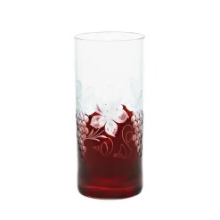 Saft- & Wassergläser^Art Glass Trinkbecher Red Queen 250 ml, Weinrot, aus Glas