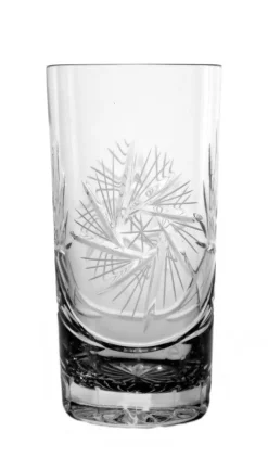 Saft- & Wassergläser^Cristalica Trinkbecher Schleuderstern 300 ml Wasserglas Saftglas Bleikristallglas