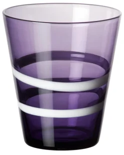 Gläserset^Cristalica Trinkbecher Two Rings "Colori" 6er Set (250ml)