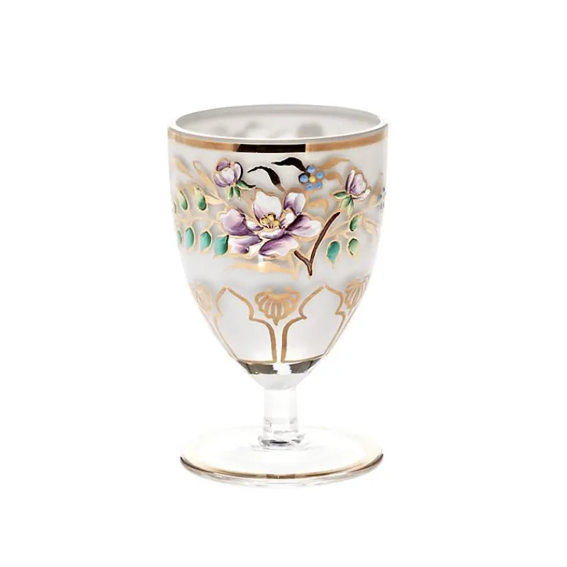 Weingläser|Farbige Gläser^Art Glass Trinkbecher White Queen 130 ml, Multicolor, aus Glas