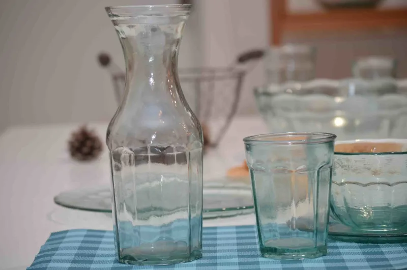 Saft- & Wassergläser|Recycling Glas^Cristalica Trinkglas Casual 220 ml Saftglas Becher Retro Recycling-Glas