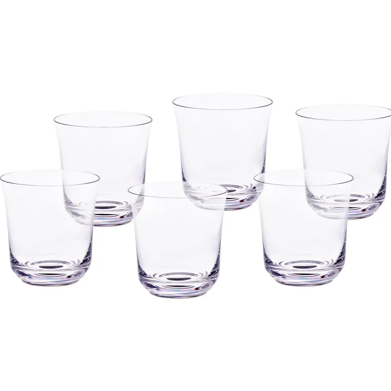 Gläserset^Cristalica Trinkglas Condor 6er-Set 190ml Becher Saftglas Wasser Limonade Bleikristall klar