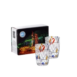 Saft- & Wassergläser|Gläserset^Cristalica GmbH Trinkglas Maria 2er Set 250ml in Geschenkverpackung