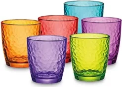 Valentienstag|Saft- & Wassergläser^Cristalica Trinkglas Palatina bunt 300ml