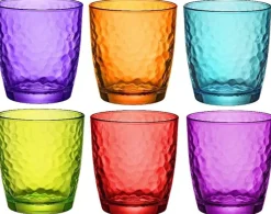 Valentienstag|Saft- & Wassergläser^Cristalica Trinkglas Palatina bunt 300ml