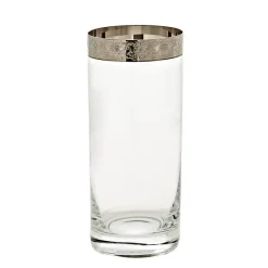 Saft- & Wassergläser^Cristalica Kingdom Trinkglas Platinrand "Platinic Age" (310ml)