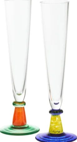 Sektgläser|Farbige Gläser^Art Glass Trinkkelch Fuß,"Painted Foots" (150 ml)
