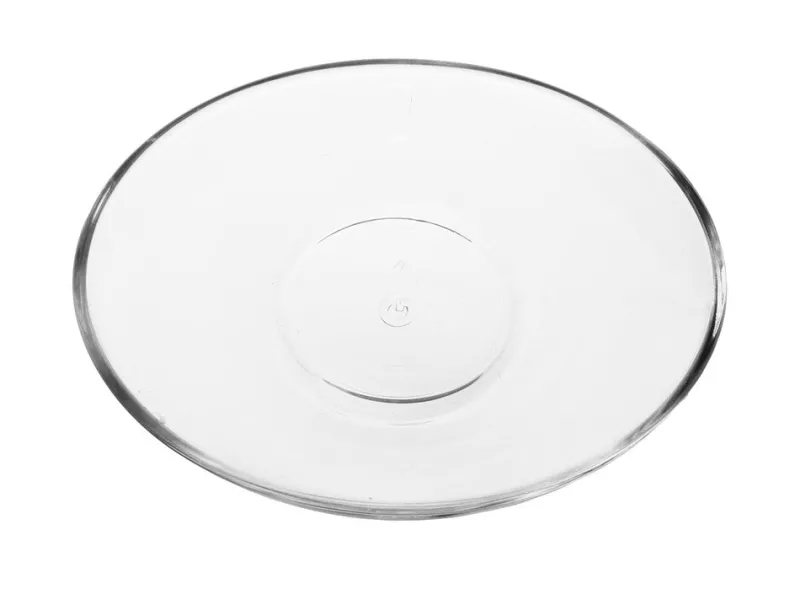 Teller & Platten^Cristalica Kingdom Unterteller oval für Tee-Glas Spring 10,5cm