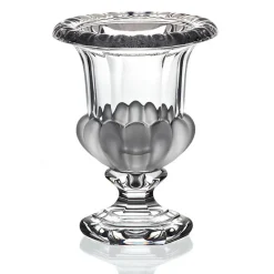Vasen^German Crystal Vase aus Bleikristall 20cm, Transparent