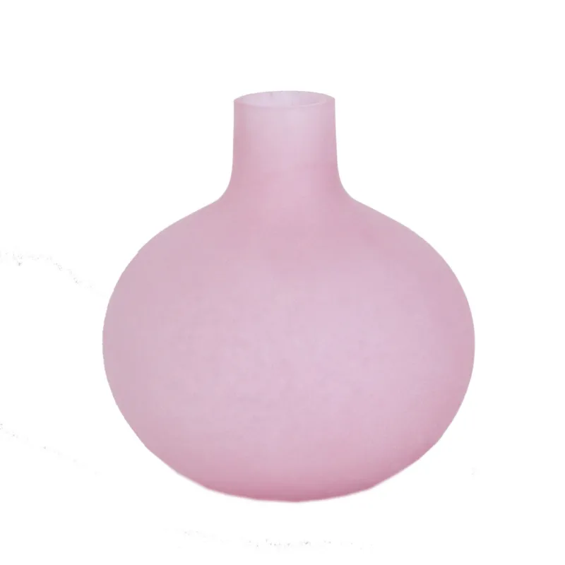 Valentienstag|Vasen^Art Glass Vase bauchig/rund in Matt Höhe ca. 13cm