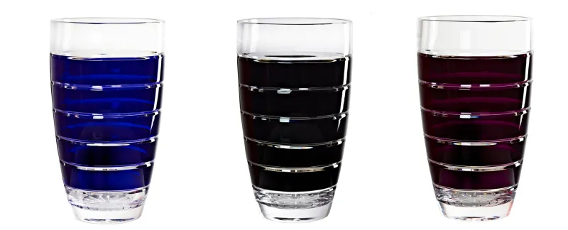 Vasen^Cristalica Kingdom Vase Blumenvase Tischvase 30 cm Handgeschliffen Square Kristall Glas