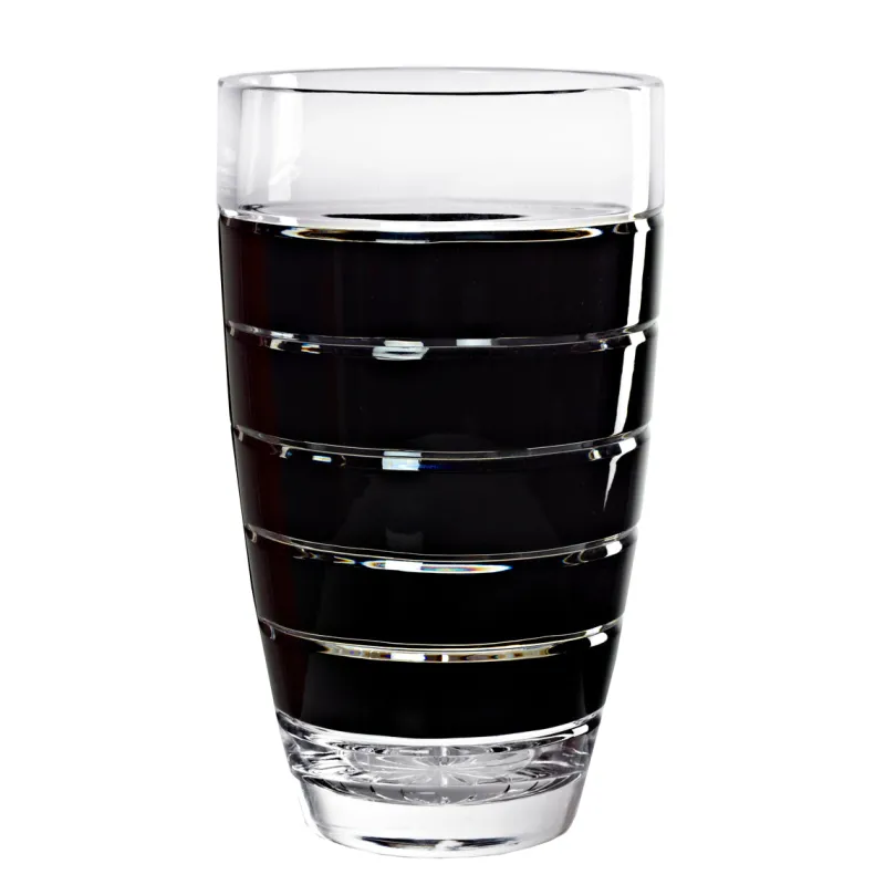 Vasen^Cristalica Kingdom Vase Blumenvase Tischvase 30 cm Handgeschliffen Square Kristall Glas