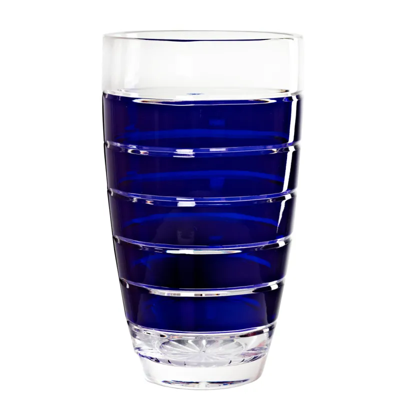 Vasen^Cristalica Kingdom Vase Blumenvase Tischvase 30 cm Handgeschliffen Square Kristall Glas