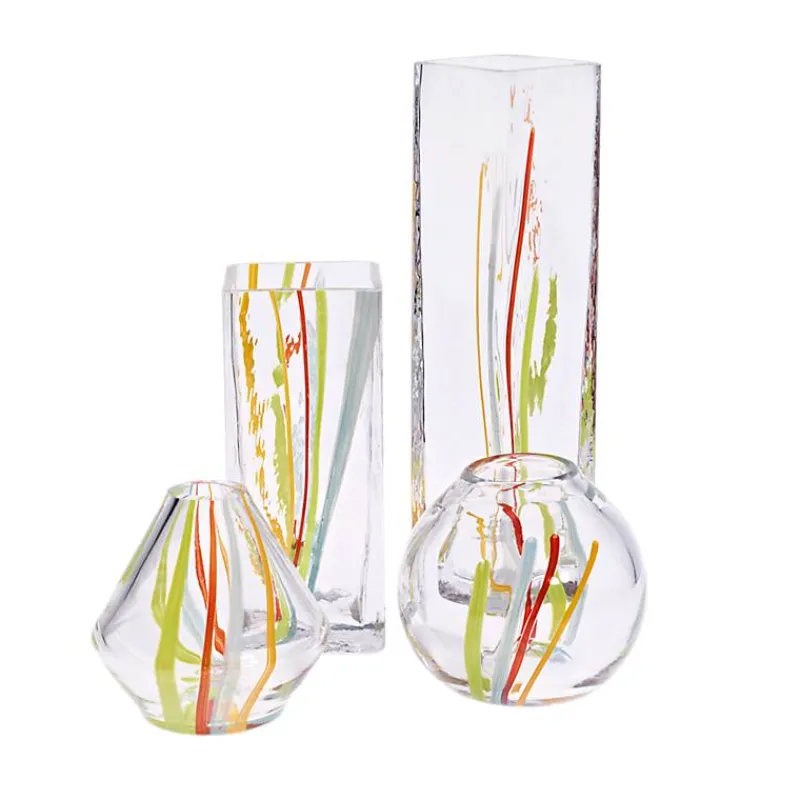 Vasen^Art Glass Vase "Farbenzauber" (11cm)
