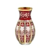 Vasen^Cristalica Kingdom Vase getäfelt "Ruby Grape" (22cm)