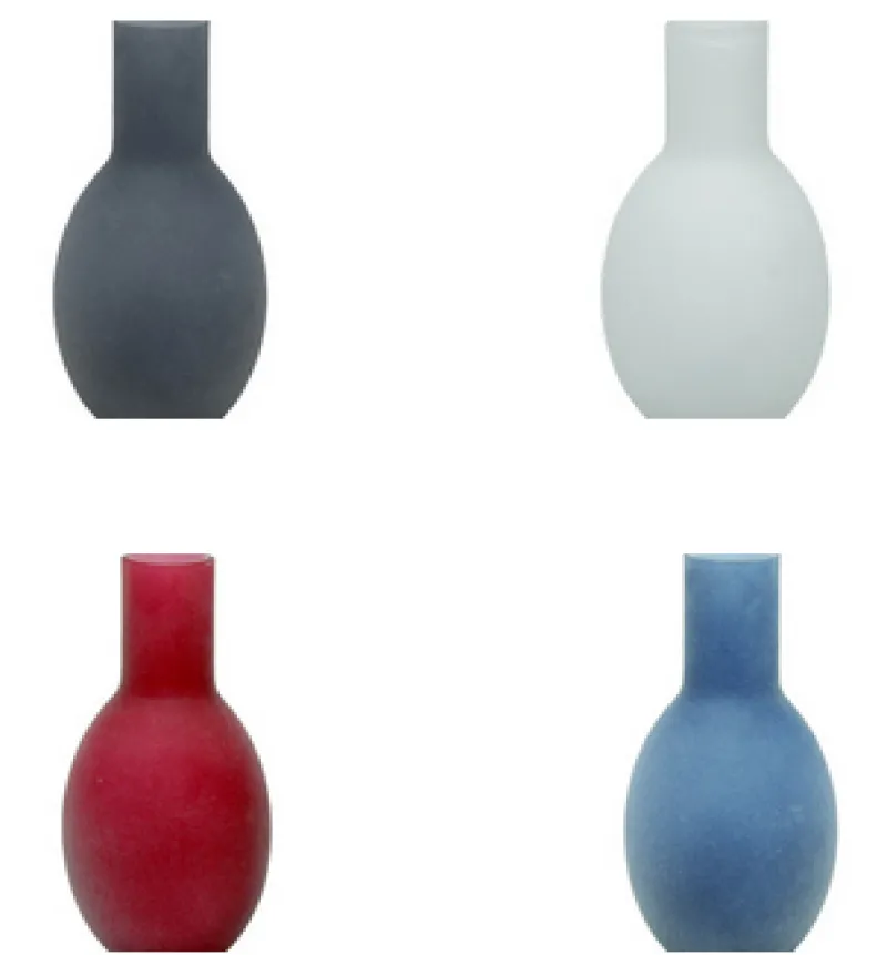 Valentienstag|Vasen^Cristalica GmbH Vase Glasvase klein Matt Höhe ca. 15cm