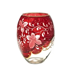 Vasen^Cristalica Kingdom Vase "Golden Grape" (22cm)