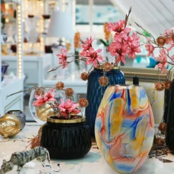 Vasen|Ostern^Cristalica Vase Murano-Stil Dana Höhe ca. 27,5cm Handarbeit