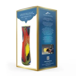 Valentienstag|Vasen^Cristalica Vase Murano-Stil Iva Höhe ca. 41cm Handarbeit
