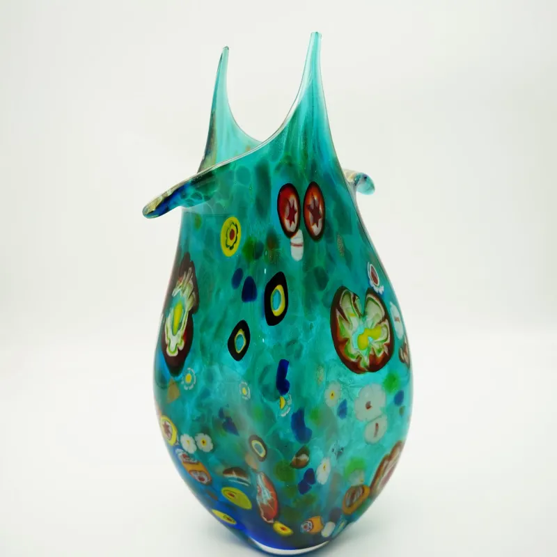 Vasen|Ostern^Cristalica Vase Murano-Stil Laura Höhe ca. 43cm Handarbeit