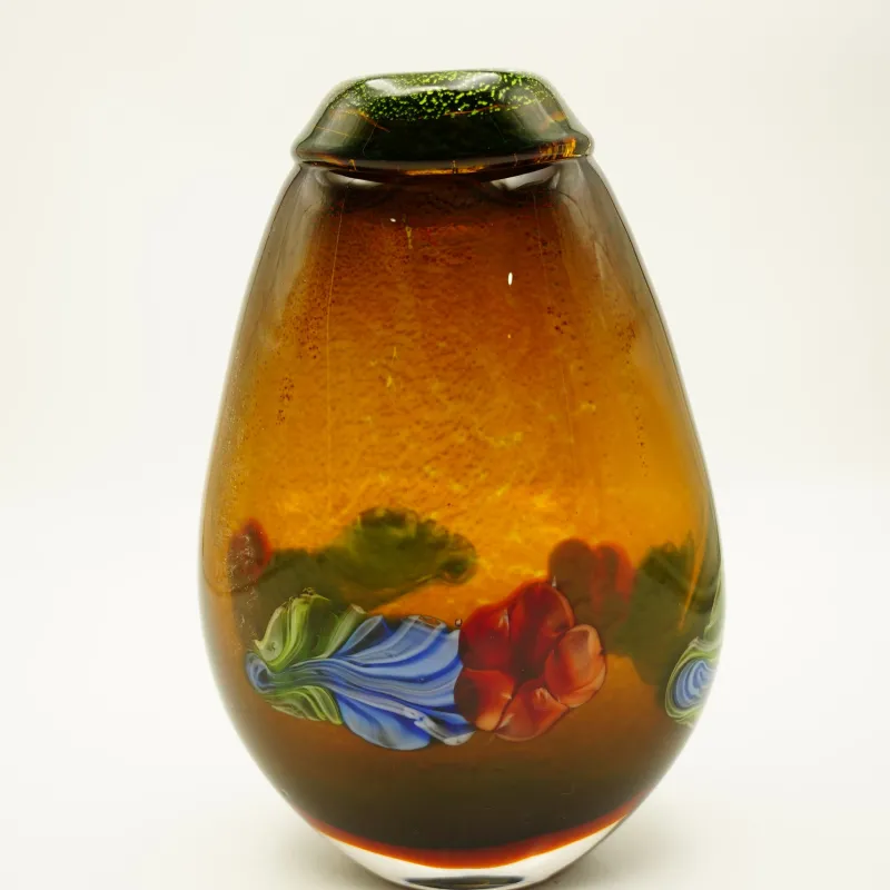 Vasen|Ostern^Cristalica Vase Murano-Stil Lea Höhe ca. 28cm Bunt Handarbeit