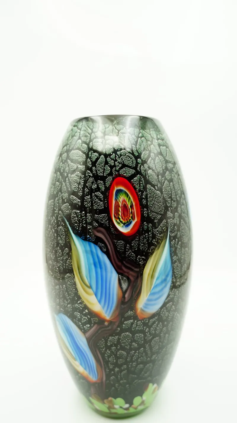 Vasen|Ostern^Cristalica Vase Murano-Stil Pia Höhe ca. 37cm Handarbeit