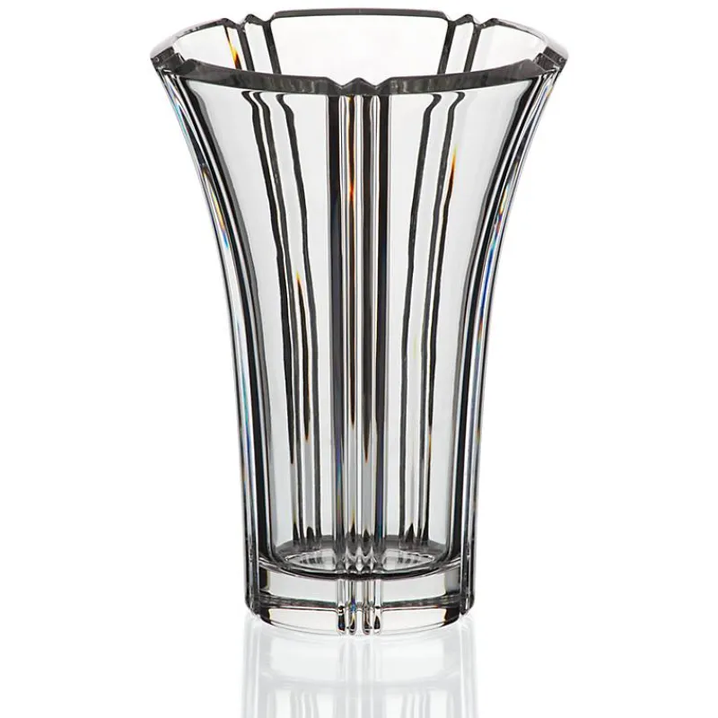 Frauen|Vasen^German Crystal Vase Nadine 21 cm, Transparent, aus Bleikristall