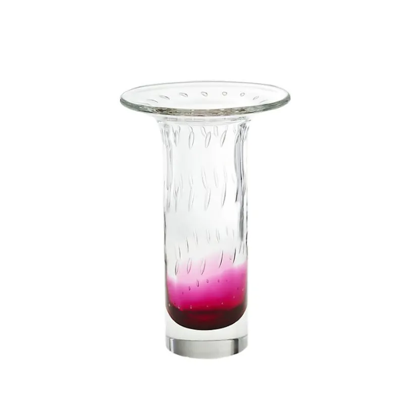 Vasen^Art Glass Vase Red Queen 29 cm, Rosa, aus Glas
