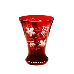 Vasen^Art Glass Vase Red Queen 21 cm, Rot, aus Glas
