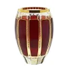 Vasen^Art Glass Vase Red Queen 20,5 cm, Rot/Gold, aus Glas