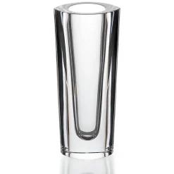 Vasen^German Crystal Vase Starlight 17,5cm, transparent aus Bleikristall