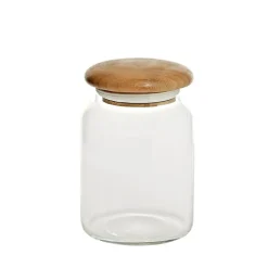 Küchenzubehör^Cristalica Vorratsglas Vorratsdose luftdicht mit Holzdeckel div. Größen