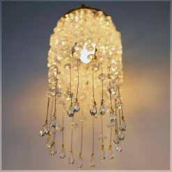 Leuchter & Lampen^Beleuchtung Wandleuchter Emilia Erleuchtung, Gold/Transparent, aus Glas