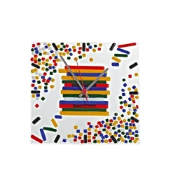 Uhren^Cristalica Wanduhr Fantasie "Clockworld" (25x25cm)