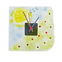 Uhren^Cristalica Wanduhr Wiese "Clockworld" (19,5x20cm)