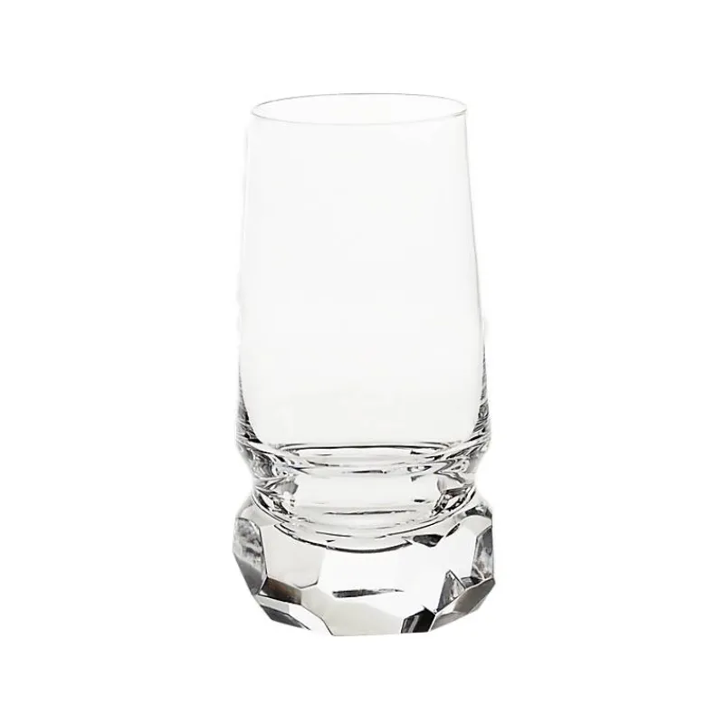 Saft- & Wassergläser^Fan Unikate Wasserglas Basic Diamonds 370ml, Transparent, aus Bleikristall