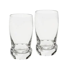 Saft- & Wassergläser^Fan Unikate Wasserglas Diamonds Spectacle 270ml, Transparent, aus Bleikristall