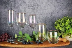 Saft- & Wassergläser|Longdrinkgläser^Cristalica Wasserglas Golden Pearl 320ml