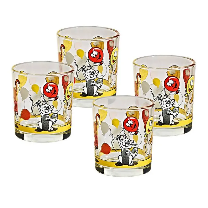 Gläserset^Cristalica Wasserglas Nadia 4er-Set (225ml)