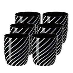 Gläserset^Cristalica Wasserglas "Night´n Day" 6er-Set (320ml)