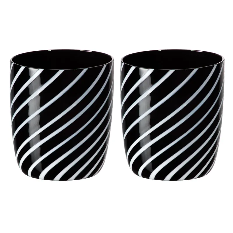 Gläserset^Cristalica Wasserglas "Night´n Day" 2er-Set (320ml)