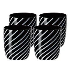 Gläserset^Cristalica Wasserglas "Night´n Day" 4er-Set (320ml)