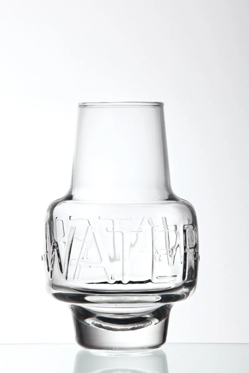 Geburtstag|Kanne & Krug^Cristalica Wasserkaraffe Boston 600ml Krug mit Trinkglas Geschenkset transparent Modern