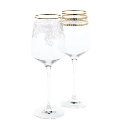 Weingläser^Cristalica Weinglas Charisma Flora 450ml