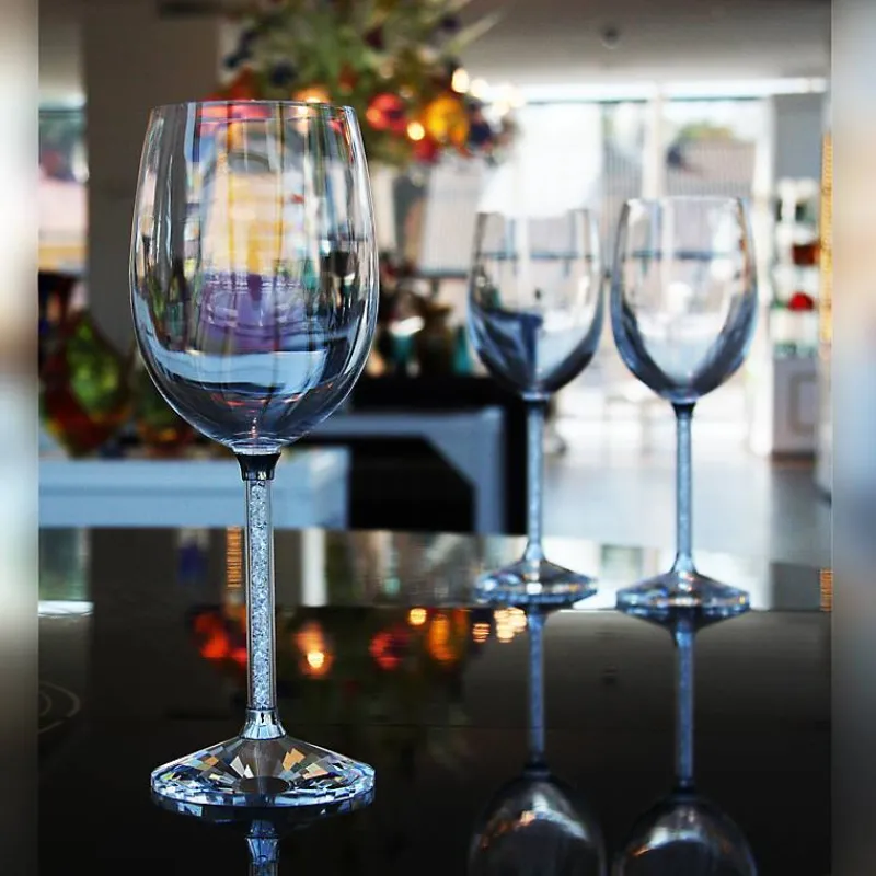 Hochzeit|Hochzeit^Cristalica Weinglas Crystal Diamonds 450ml