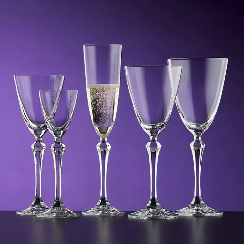 Weingläser^Cristalica Kingdom Weinglas Elisabeth 200ml Weinkelch Weißwein Trinkkelch Kristallglas klar