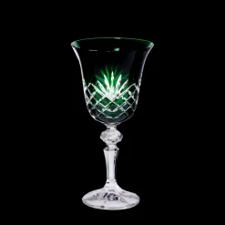 Weingläser|Farbige Gläser^Cristalica Weinglas Laura Handgeschliffen 170ml