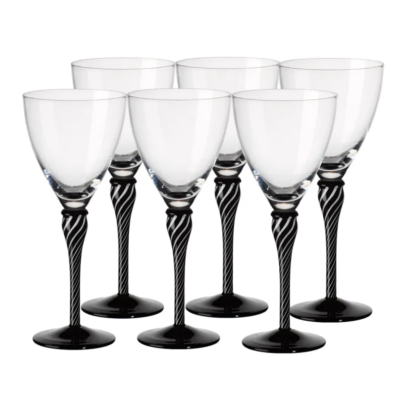 Gläserset^Cristalica Weinglas "Night´n Day" 6er Set (320ml)