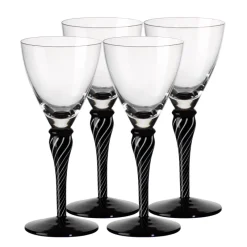 Gläserset^Cristalica Weinglas "Night´n Day" 4er Set (175ml)